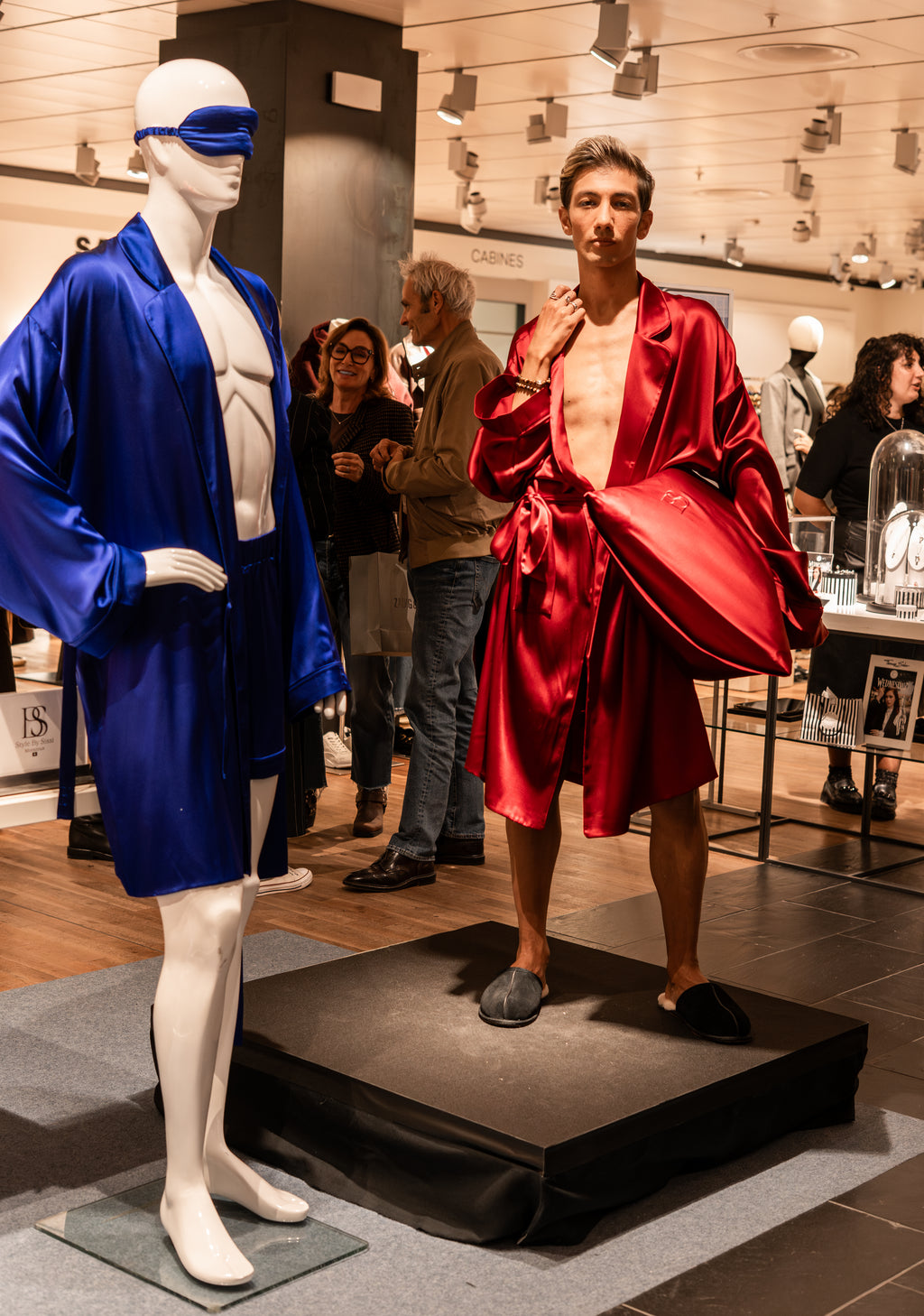 Kimono homme en soie